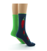 Chaussettes Dagobert  Piments Bleu marine / Vert