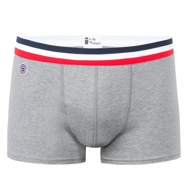 Le slip Francais: Shorty le Marius Uni Gris chiné