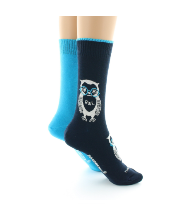 Chaussettes Dagobert Hibou Marine / Bleu