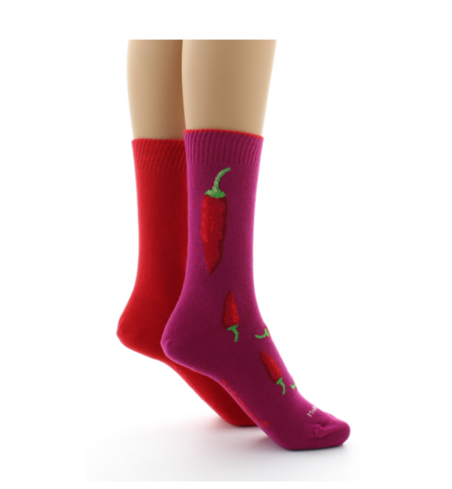 Chaussettes Dagobert  Dagobert Piment Volet / Rouge