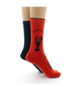 Chaussettes Dagobert Homard Orange / Noir